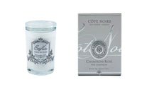 Cote Noire 75g White Vessel with Silver Badge - Pink Champagne