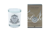 Cote Noire 185g Candle - White Vessel with Silver Badge - Salted Butter Caramel