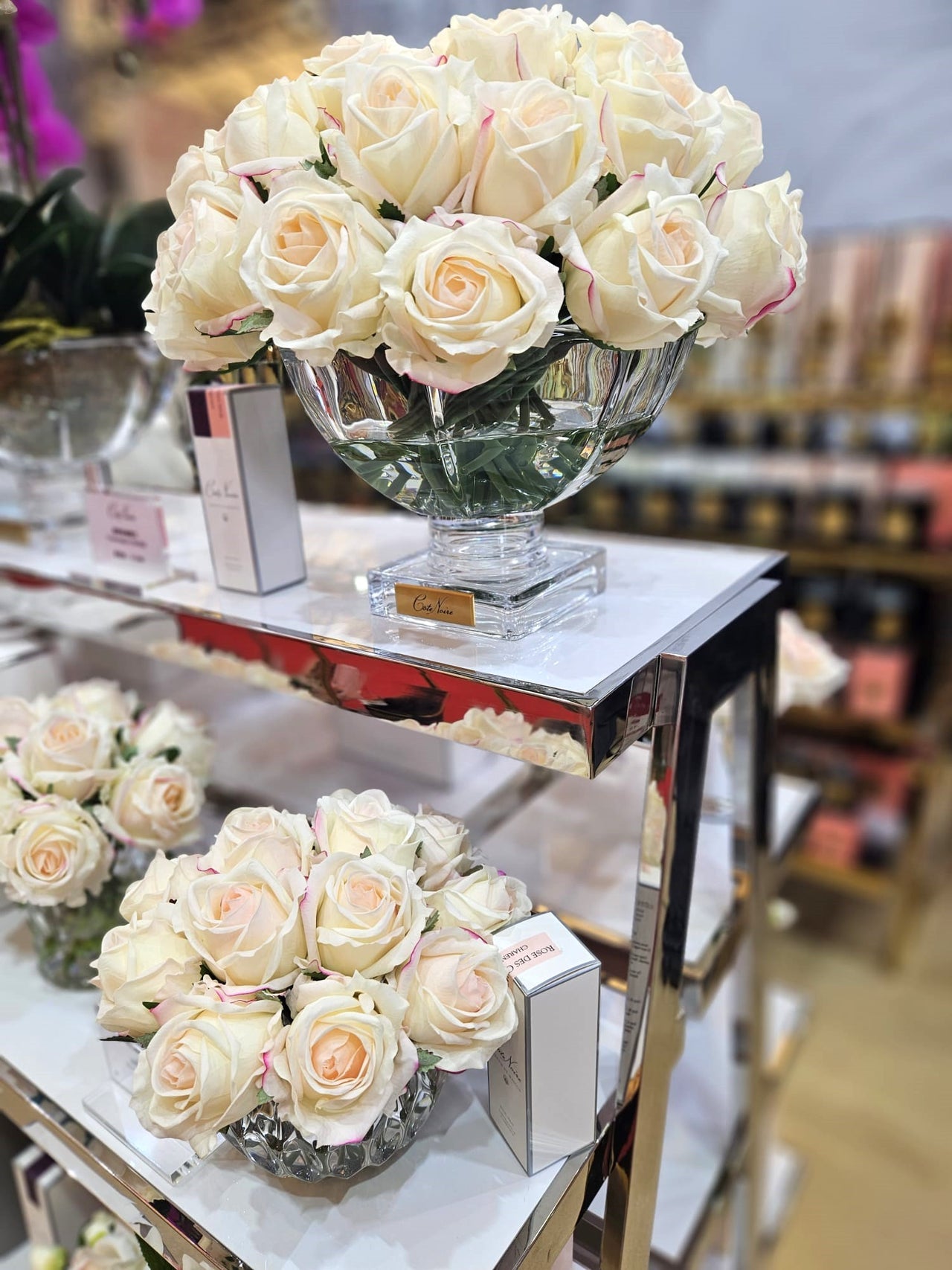 Cote Noire Luxury Round 13 Rose Bud Bouquet - Pink Blush - RRB02