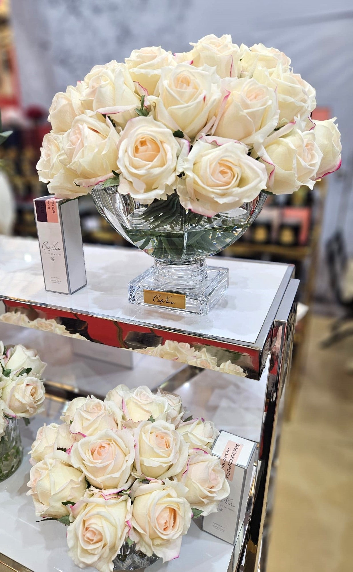 Cote Noire Luxury Round 13 Rose Bud Bouquet - Pink Blush - RRB02