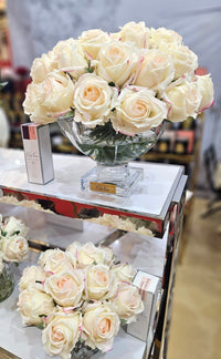 Cote Noire Luxury Round 13 Rose Bud Bouquet - Pink Blush - RRB02