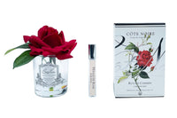 Côte Noire Perfumed Natural Touch Single Rose - Clear - Red - GMR04
