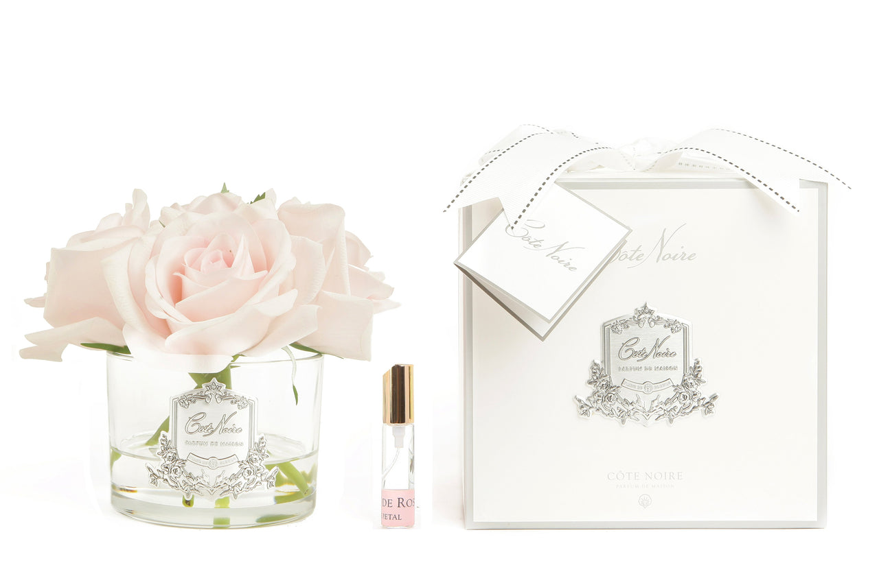 Cote Noire Perfumed Natural Touch 5 Roses - Clear - French Pink - GMR66