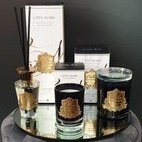 CRYSTAL GLASS STAND / BASE / COASTER - MEDIUM 7.9cm