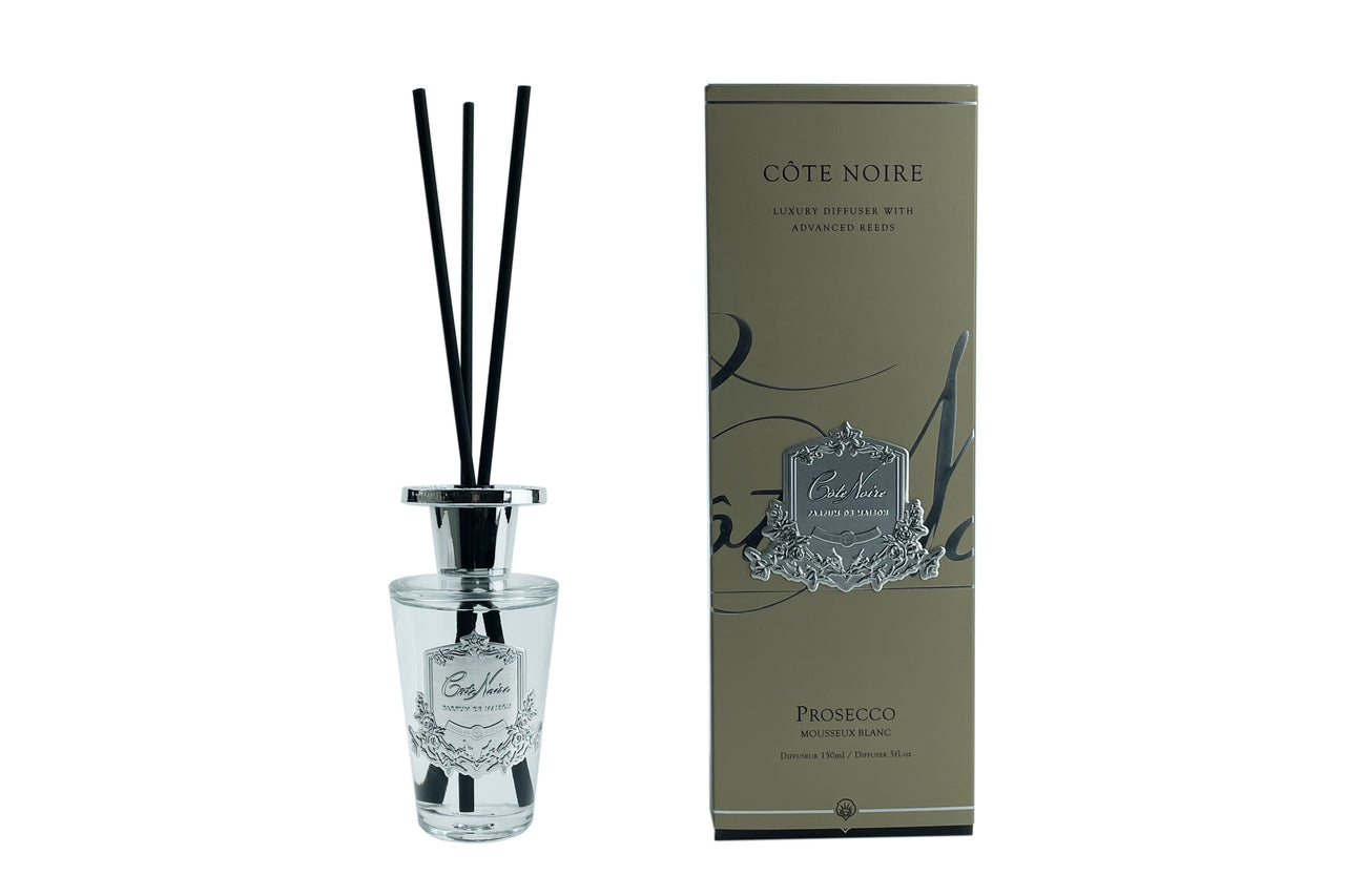 ** CLEARANCE ** Côte Noire 150ml Diffuser - Silver Badge - Prosecco - GMDS15032