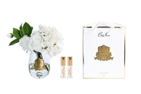 ** NEW ** Tea Rose & Hydrangeas Bouquet - Clear - White - TRH01