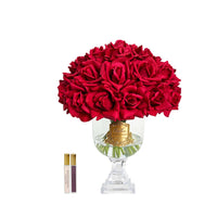 Cote Noire Versailles French Rose Bouquet - Red with Gold Badge - VRB04