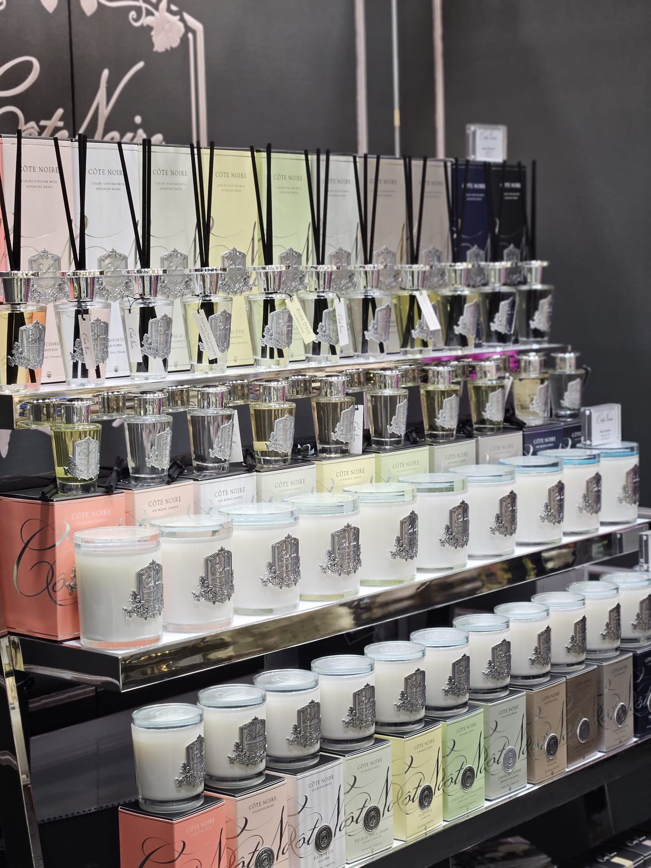 ** CLEARANCE ** - Côte Noire 150ml Diffuser - Silver Badge - Salted Butter Caramel - GMDS15002