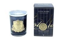 Cote Noire 185g Candle - Dark Vessel with Gold Badge - Queen of the Night