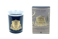Cote Noire 450g Candle - Dark Vessel with Gold Badge - Salted Butter Caramel