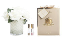 Cote Noire Herringbone Flower Cream - Champagne Roses - HCF02