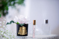 Côte Noire Perfumed Natural Touch Single Rose - Black - French Pink - GMRB06