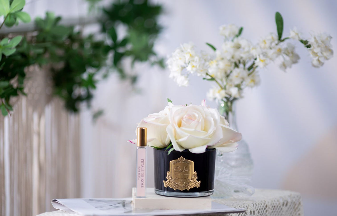 Côte Noire Perfumed Natural Touch 5 Roses - Black - Pink Blush - GMRB62