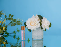 Cote Noire Herringbone Flower Cream - Champagne Roses - HCF02
