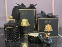 Cote Noire Art Deco Candle - Black & Gold - Queen of the Night - GML45004
