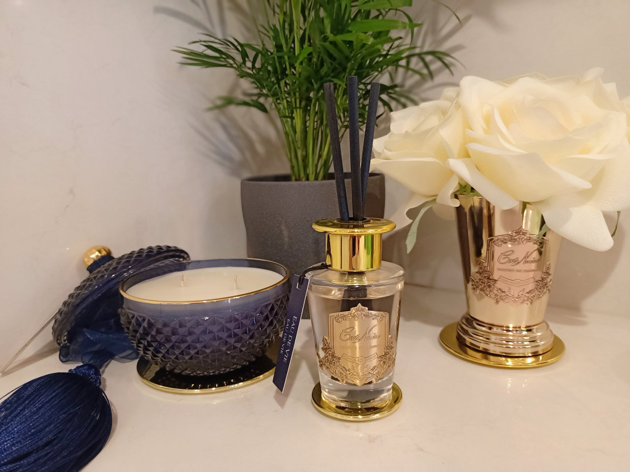 Set of 3 Golden Cote Noire Bases - Large - Medium - Small