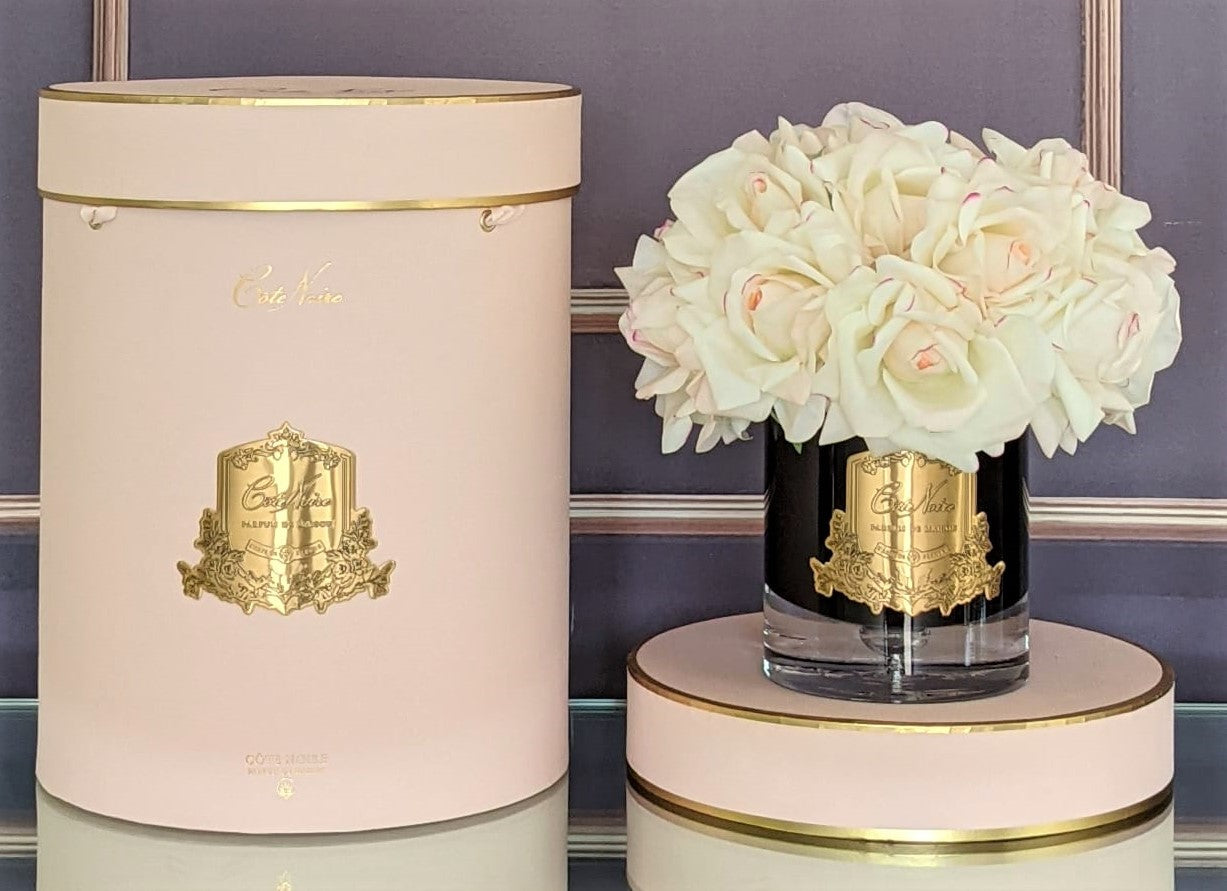 Cote Noire Luxury Grand Bouquet Dark Glass - Pink Plush - Gold Badge - LTWB02