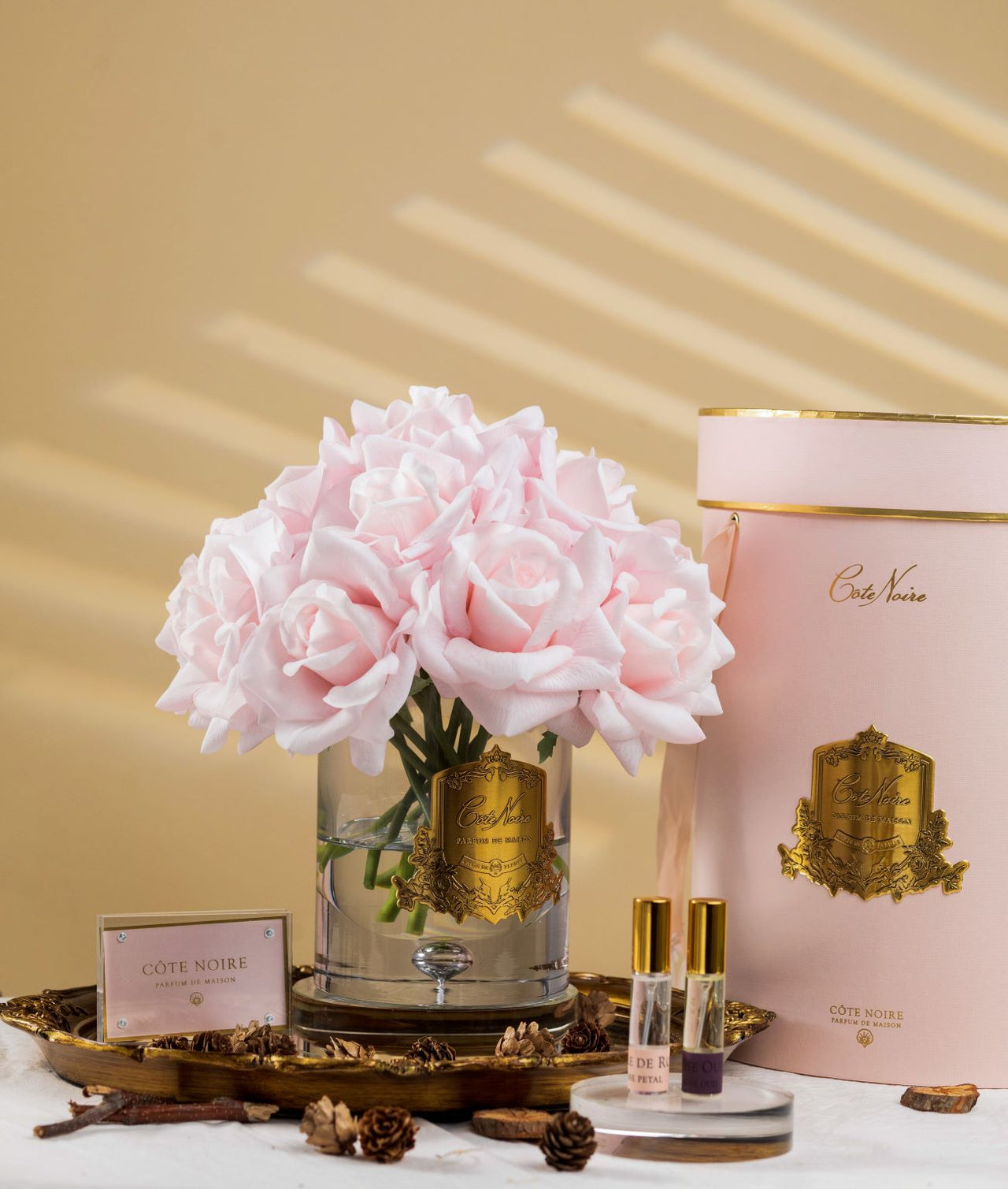 Cote Noire Luxury Grand Bouquet - French Pink - Gold Badge - LTW03