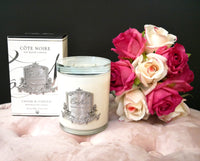 Cote Noire Premium Bouquet - Mixed Magenta & Blush Rose Buds - Clear Glass - MBS01