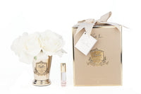 Cote Noire Seven Rose Bouquet - Champagne - Gold Goblet - SMC05