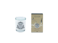 ** CLEARANCE ** Cote Noire 185g Candle - White Vessel with Silver Badge - Blonde Vanilla - CGS18503