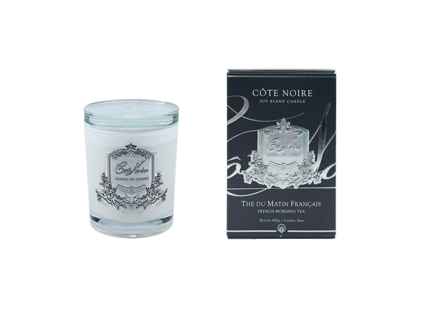 NEW WHITE VESSEL 450g  - FRENCH MORNING TEA - SILVER