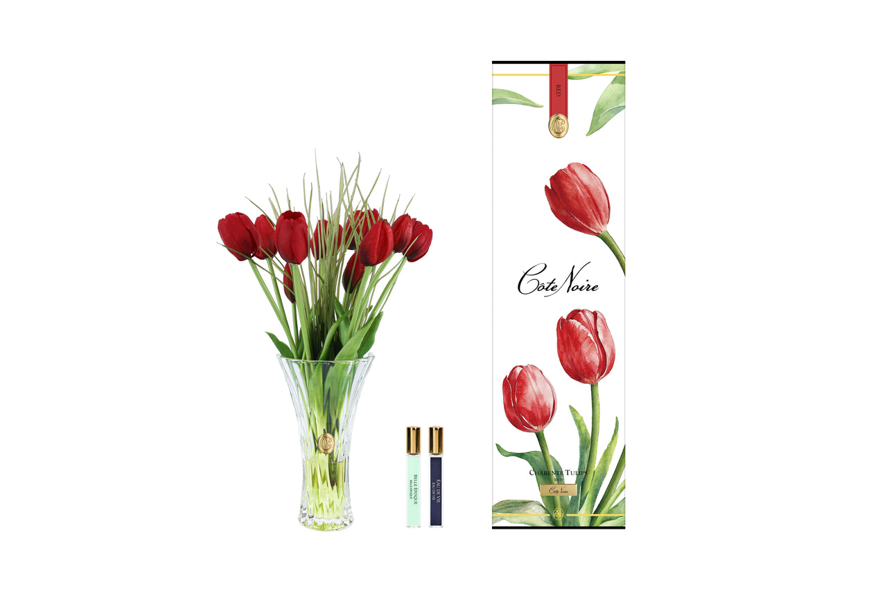 NEW - Cote Noire - Charente Tulips - Red CHT03