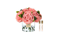 ** SAMPLE ** - Cote Noire Classic Tea Rose Bouquet - White Peach- CTB05