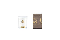 NEW Cote Noire Soy 185g Candle - White Vessel with Gold Badge - Blonde Vanilla - CWG18503
