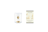 NEW Cote Noire Soy 185g Candle - White Vessel with Gold Badge - Jasmine Flower Tea- CWG18520
