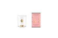 NEW Cote Noire Soy 185g Candle - White Vessel with Gold Badge - Charente Rose - CWG18554