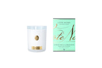 NEW Cote Noire Soy 185g Candle - White Vessel with Gold Badge -  Persian Lime - CWG18522