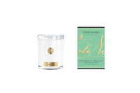 NEW - Cote Noire Soy Candle 450g - White Vessel with Gold Badge - Persian Lime - CWG45022