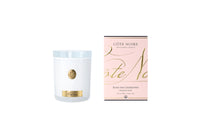 NEW - Cote Noire Soy Candle 450g - White Vessel with Gold Badge -  Charente Rose - CWG45054