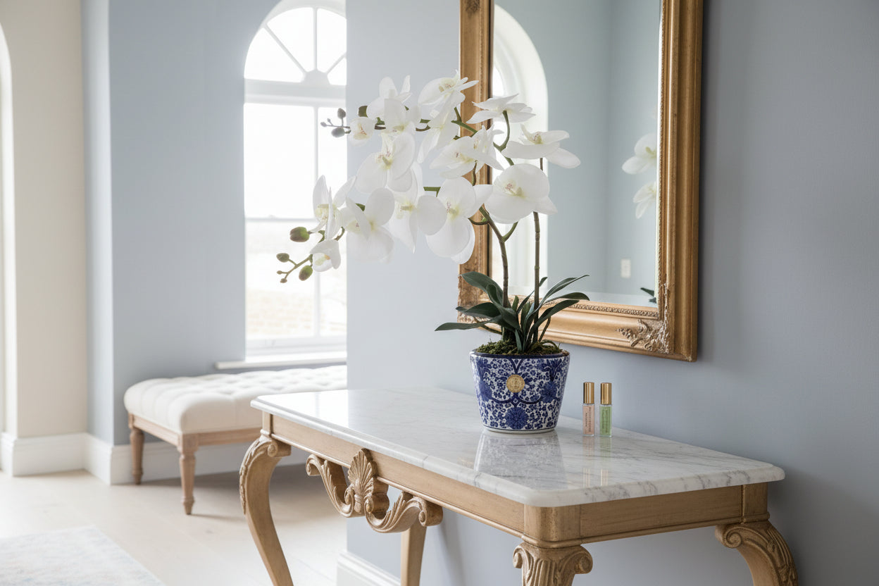 NEW Cote Noire - Double Orchid - Chinoiserie / White - DOC01