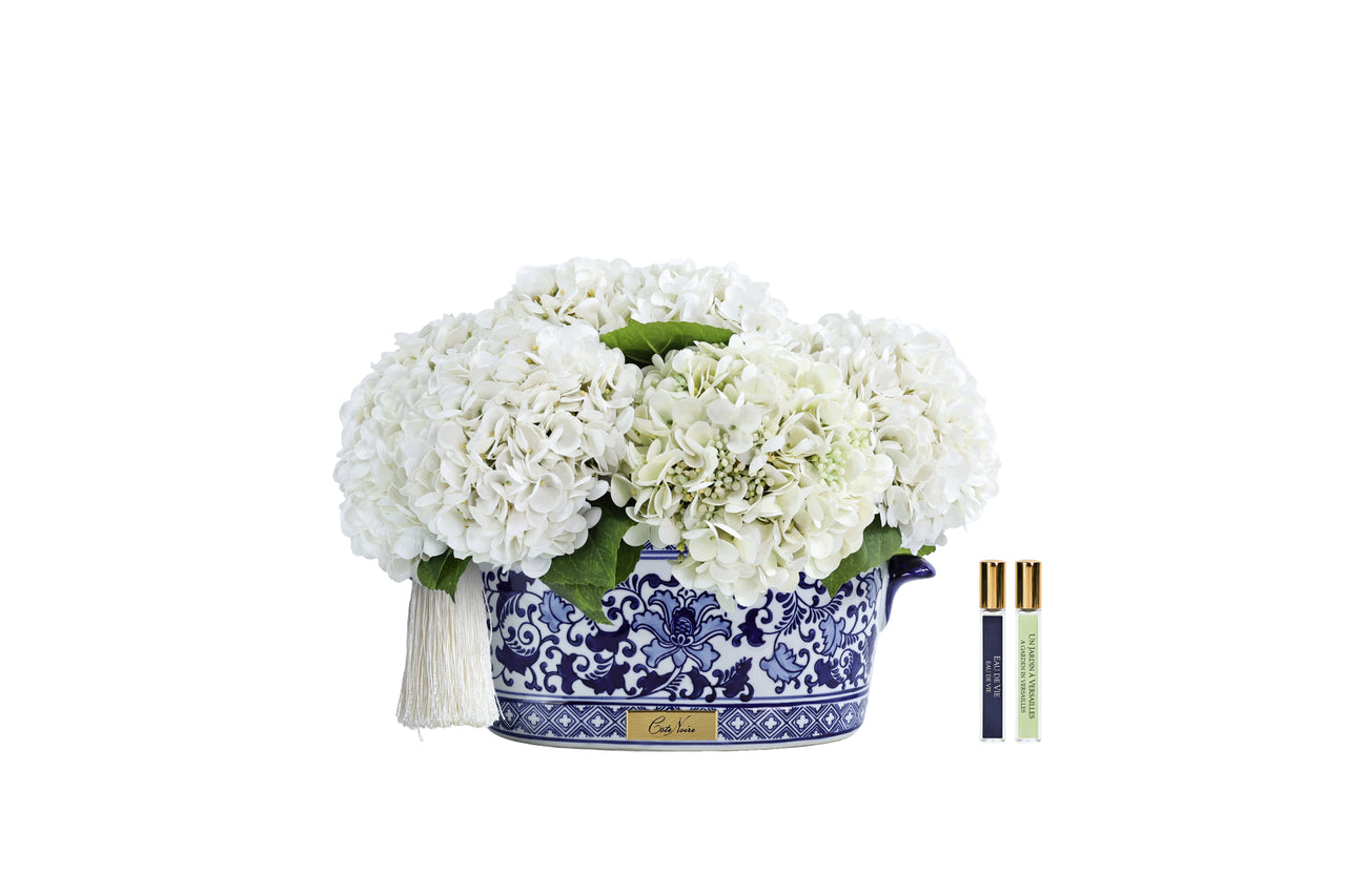 NEW - Cote Noire - Grand Chinoiserie Hydrangea - Ivory - GCH01