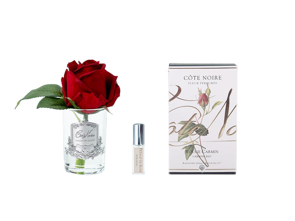 Côte Noire Perfumed Natural Touch Rose Bud - Clear - Carmine Red - GMR44
