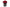 NEW - Cote Noire Hat Box Bouquet - Black Box with Red Rose Buds - HBB04