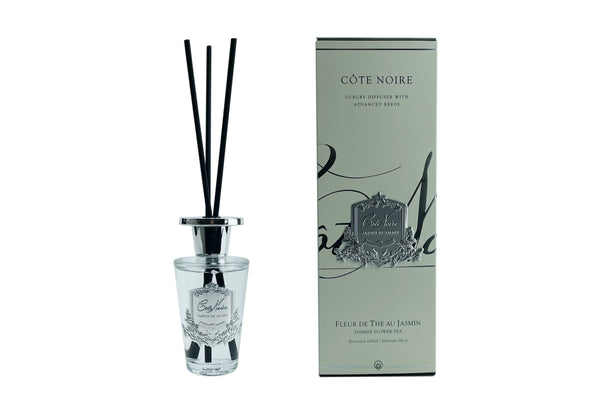 Côte Noire 150ml Diffuser - Silver Badge - Jasmine Flower Tea - GMDS15020