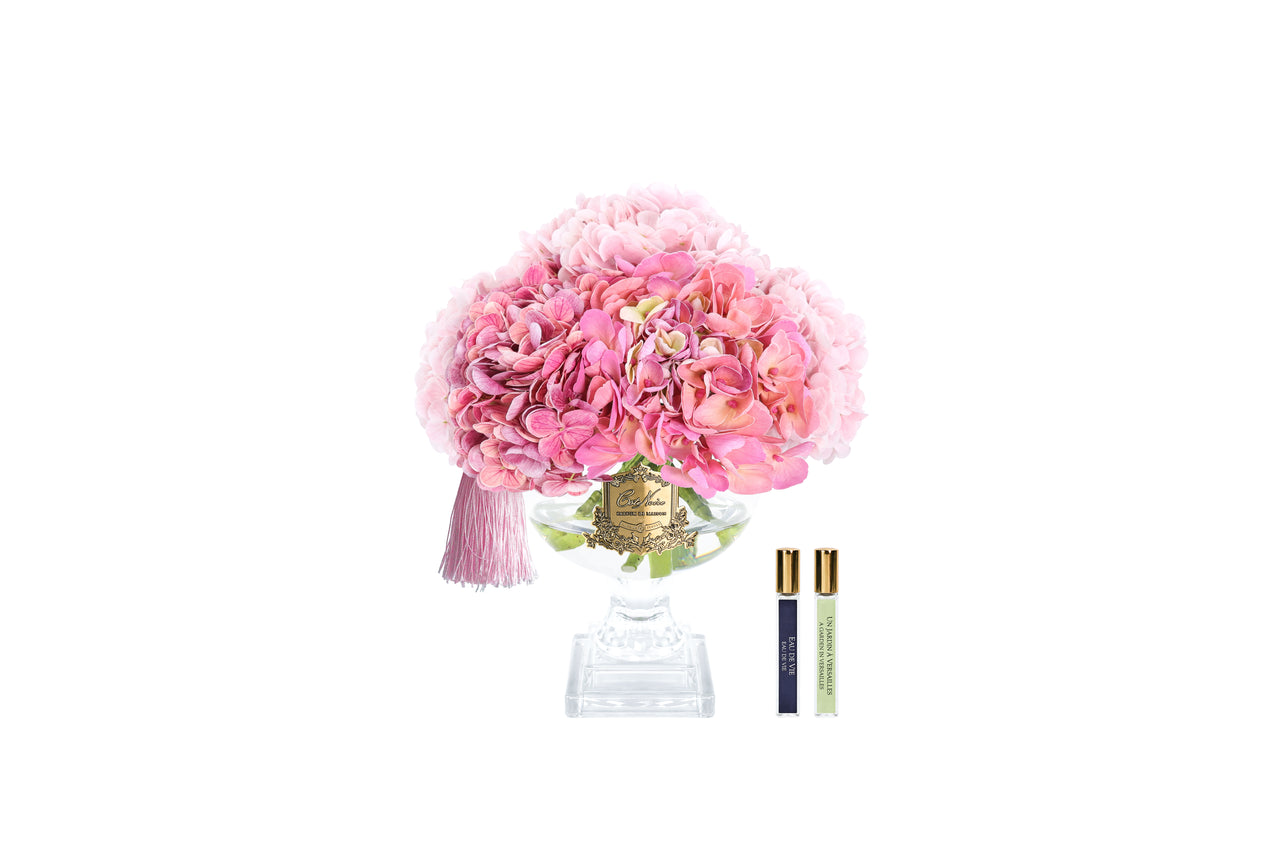 NEW Provence Hydrangea Bouquet - Medium Mixed Pink & Gold