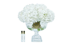 ** NEW ** Cote Noire Provence Hydrangea Bouquet - Large White & Gold