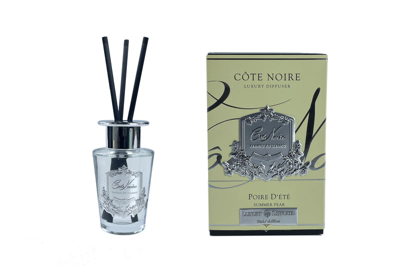 Cote Noire 100ml Diffuser - Silver Badge - Summer Pear - GMSS15014