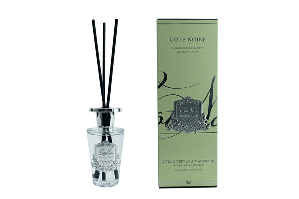 Côte Noire 150ml Diffuser - Silver Bagde -  Persian Lime & Tangerine - GMDS15022