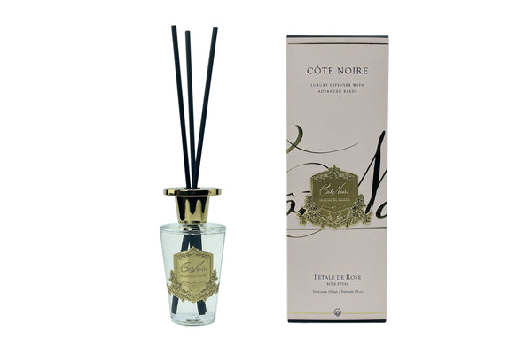 Côte Noire 150ml Diffuser - Gold Badge - Rose Petal  - GMDL15007