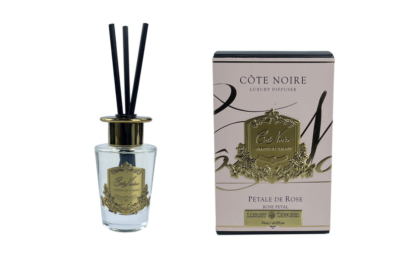 Cote Noire 100ml Diffuser - Gold Badge - Rose Petal - GMSD15007