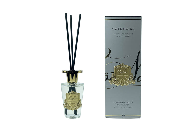 Côte Noire 150ml Diffuser - Gold Badge - Pink Champagne - GMDL15018