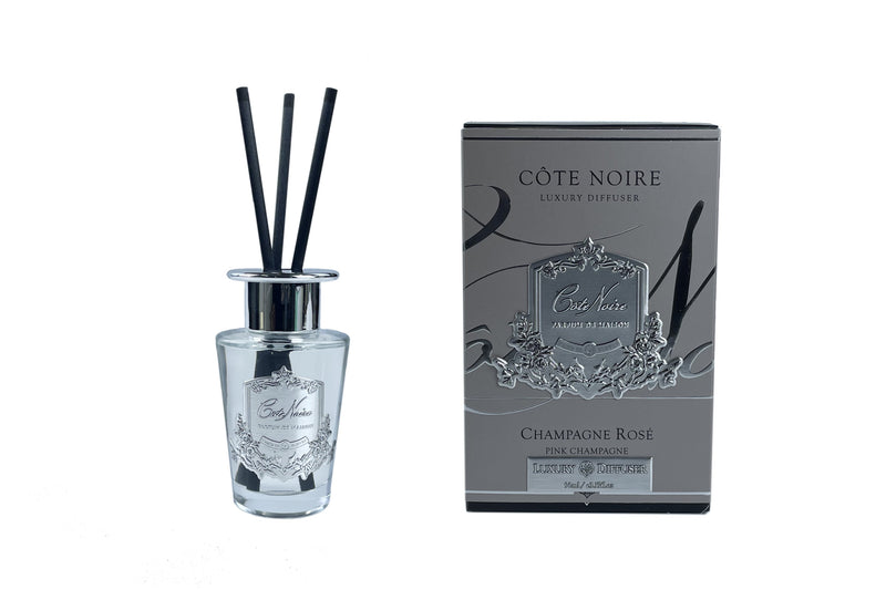 Cote Noire 100ml Diffuser - Silver Badge - Pink Champagne - GMSS15018