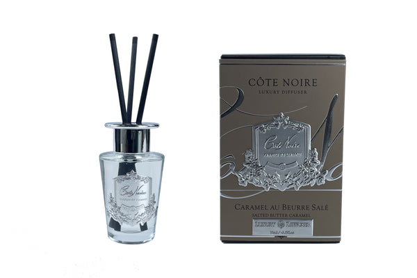 CLEARANCE - Cote Noire 100ml Diffuser - Silver Badge - Salted Butter Caramel - GMSS15002