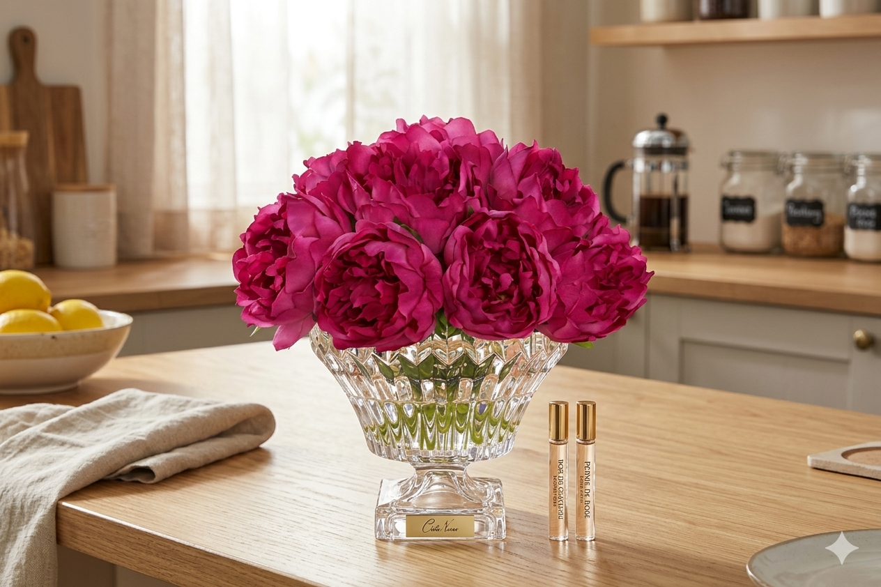 NEW Cote Noire - Bordeaux - Magenta Peonies - BCP07