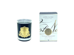 Crystal Glass Lid 185g Soy Blend Candle - Jasmine Flower Tea - Gold